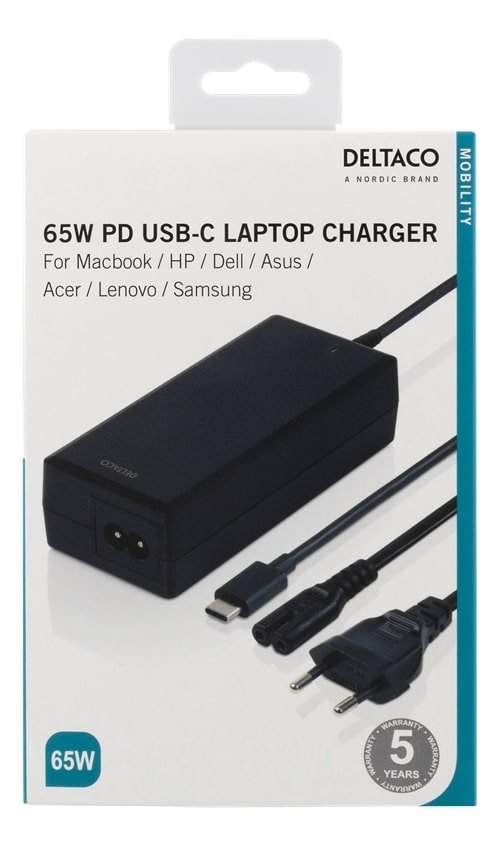 Laptop laddare - 65 W USB-C