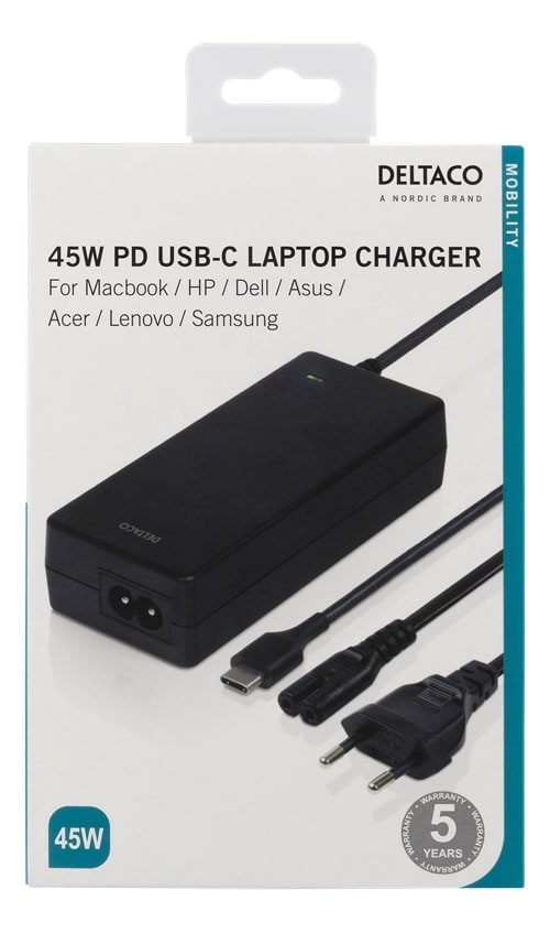 Laptop laddare -45 W USB-C