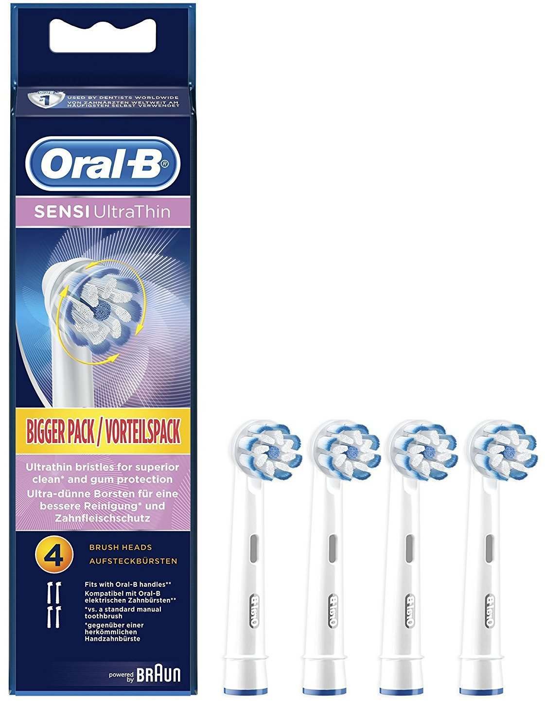Oral-B Sensi Ultra Thin EB60 Borsthuvud - 4 Pack