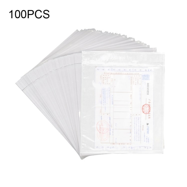 Zip-plastpåse 14.5cm x 18cm 100-pack