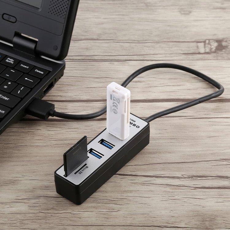 USBhubb + Kortläsare USB 3.0