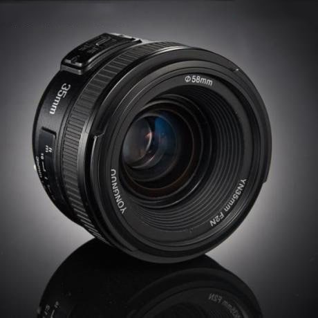 YONGNUO YN35MM F2C 1:2 AF/MF Vidvinkel Objektiv Canon EOS EF