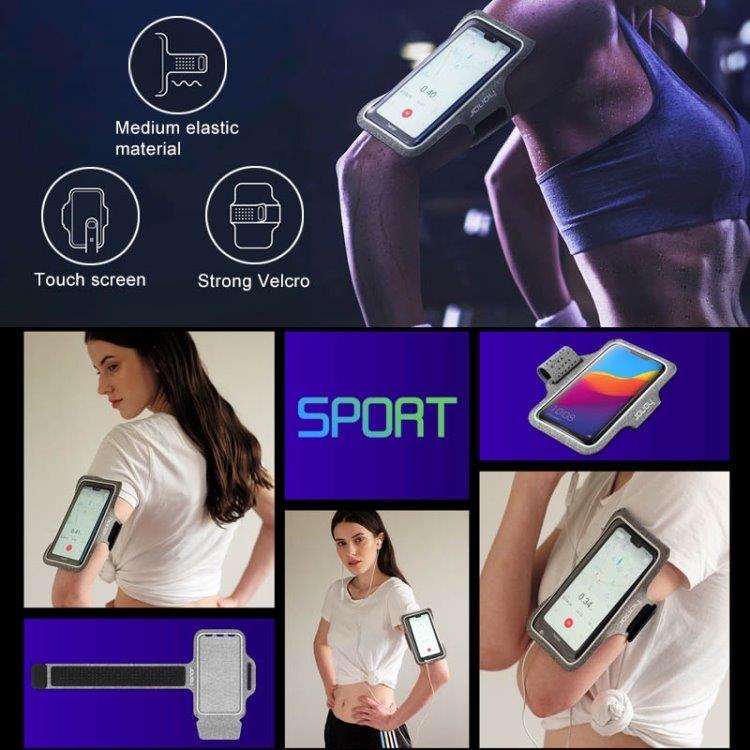 Honor sportarmband / telfonthållare för Smartphones 5.2-6.0" - Grått