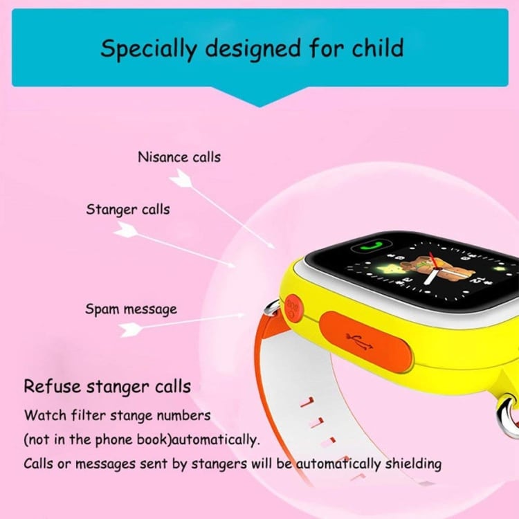 Q90 Smartwatch för Barn Orange