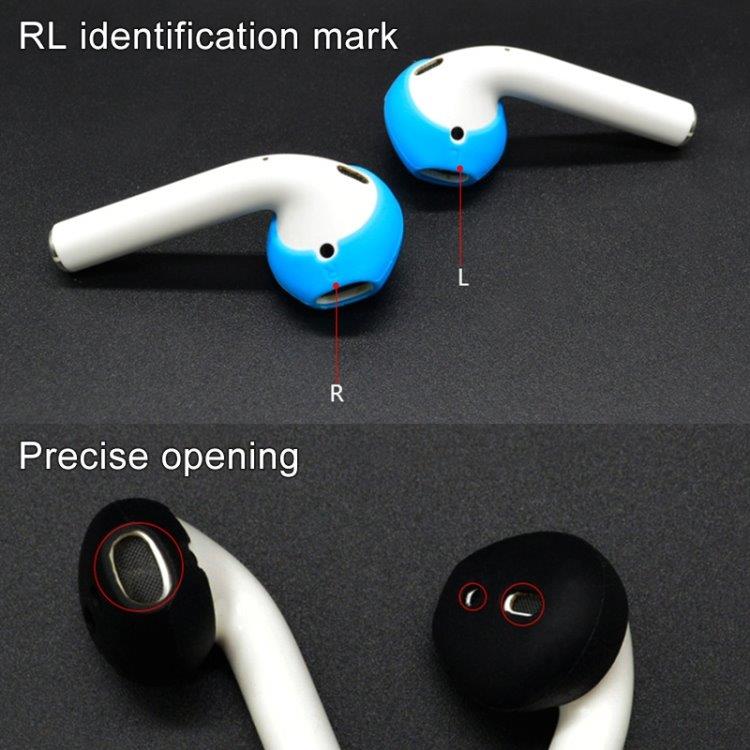 Silikon earpads  för Apple AirPods - Svarta
