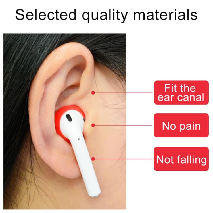 Silikon earpads  för Apple AirPods - Svarta