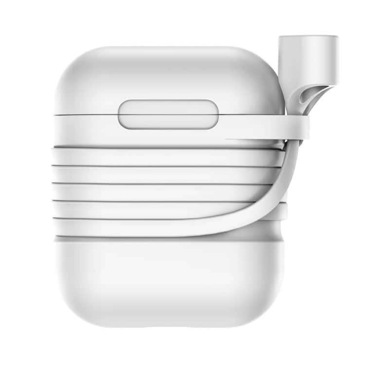 Baseus förvaringsväska / förvaringsask i silikon för Apple AirPods - Vit
