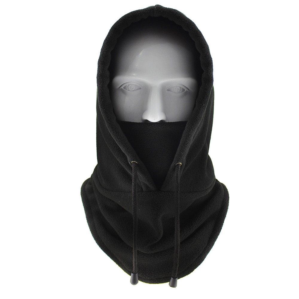 Balaklava / Skidmask Svart Fleece