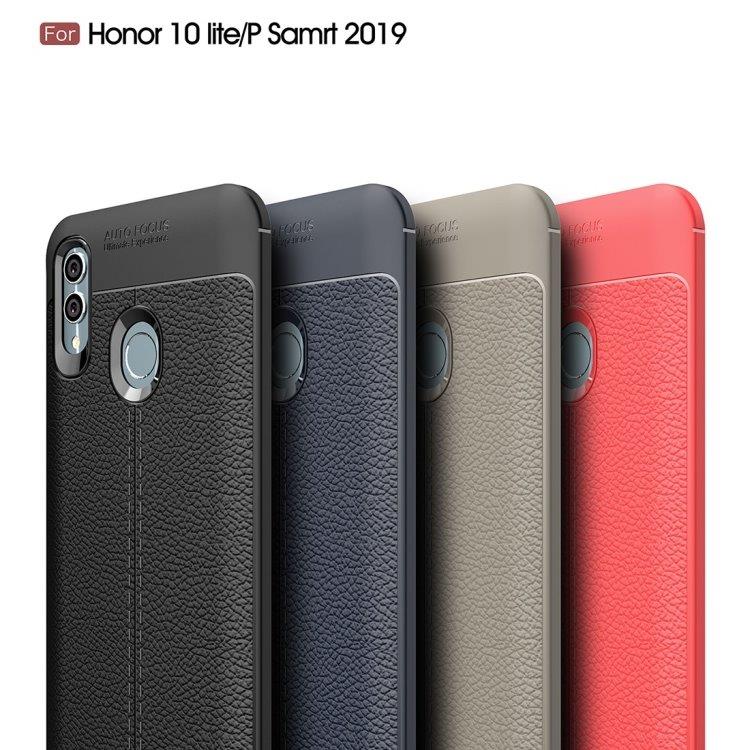 Mobilskal / telefonskal med läderlook Huawei P Smart 2019 / Honor 10 Lite - Svart