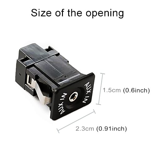 AUX-sovitin, jossa liitin Ford Fiesta / Focus / Mondeo / PUMA / MK2 / MK3 / S-MAX