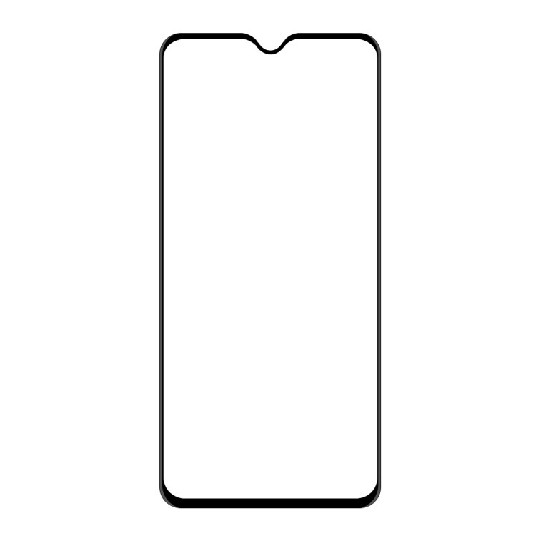 Böjt Härdat skärmskydd i tempererat Glas OnePlus 6T (Black)