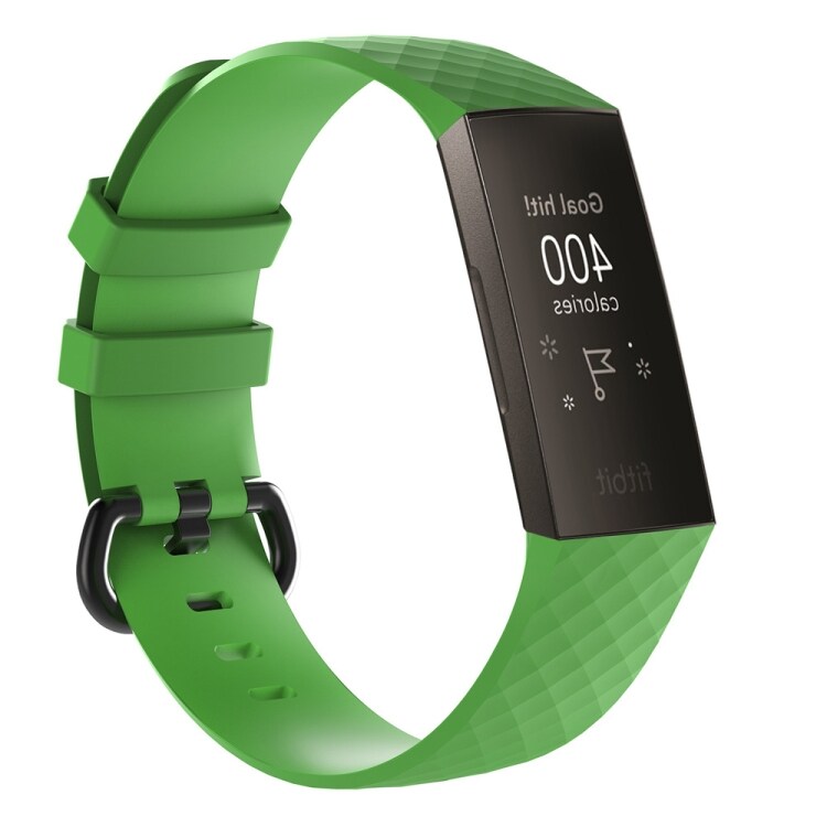 Silikonarmband Fitbit Charge 3 - Grön