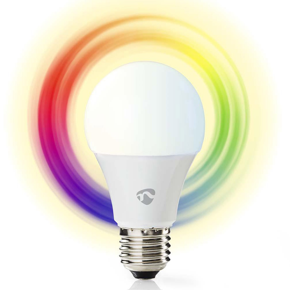Nedis WiFi Smart LED-lampa RGB E27 - Fullfärg och varmvitt