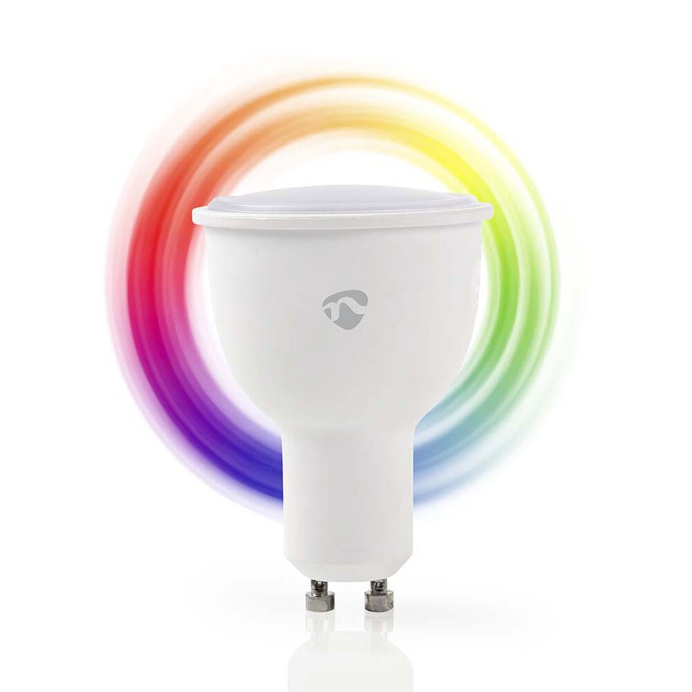 Nedis WiFi Smart LED-lampa RGB GU10 - Fullfärg och varmvitt
