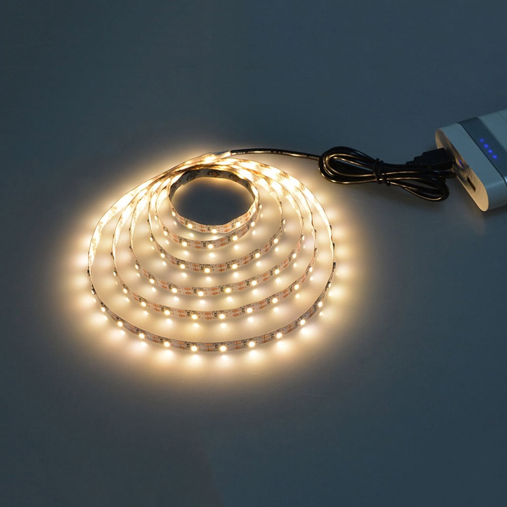 LED-belysning under möbler USB Varmvit