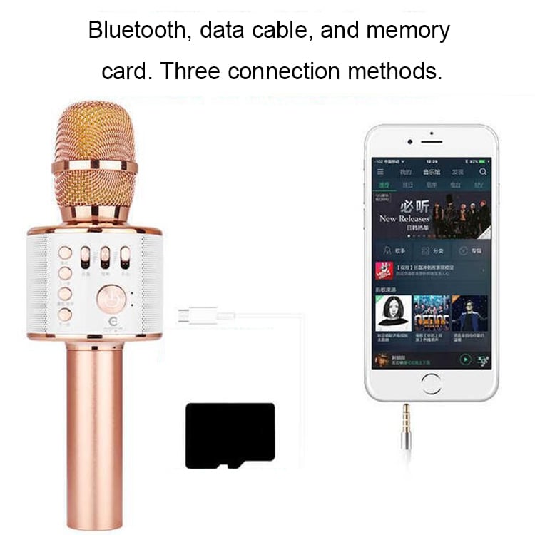 Trådlös Bluetooth karaoke mikrofon