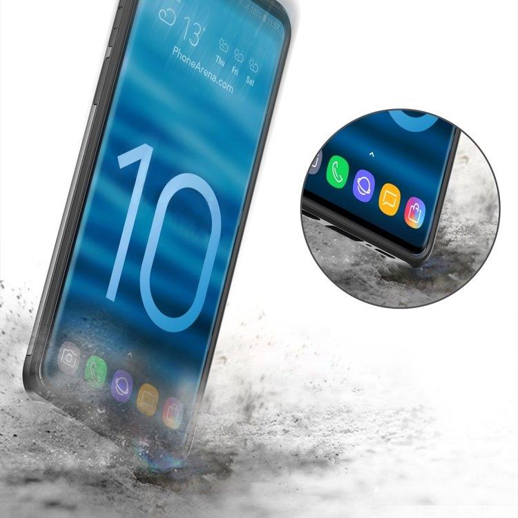 Pansarskal med korthållare till Samsung Galaxy S10 - Rött