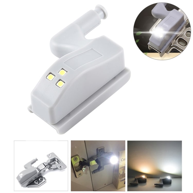 LED-sensor skåpsbelysning / garderobslampa - Vit