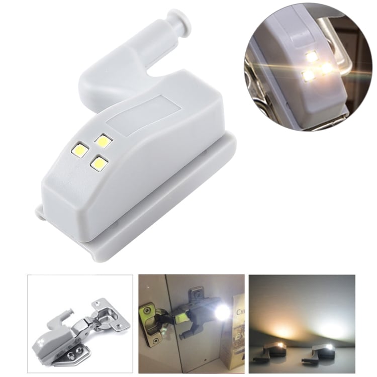 LED-sensor skåpsbelysning / garderobslampa - Varm vit