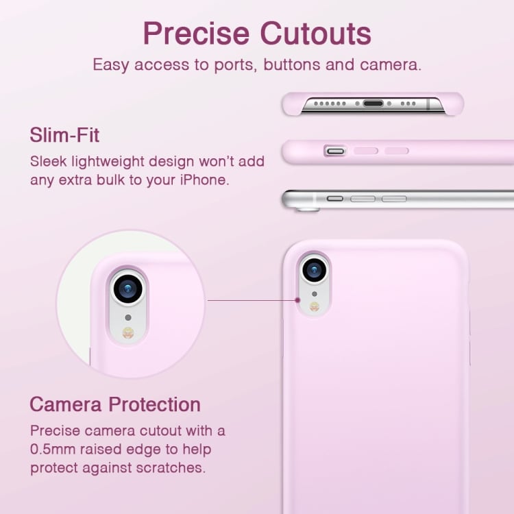 ESR Yippee silikonskydd/skal iPhone XR - Rosa