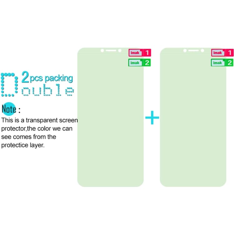 Fullskärmsskydd / displayskydd Samsung Galaxy S9 Plus - 2-pack