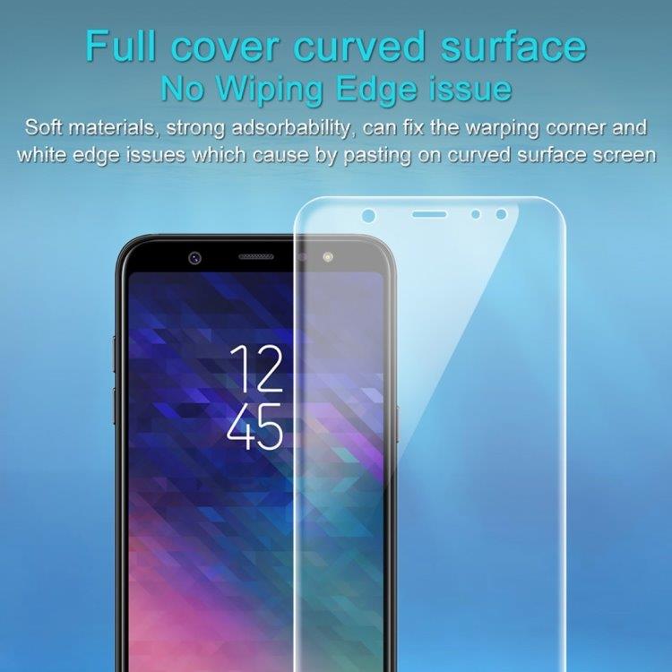 Fullskärmsskydd / displayskydd för Samsung Galaxy A6 Plus -2018 - 2-pack
