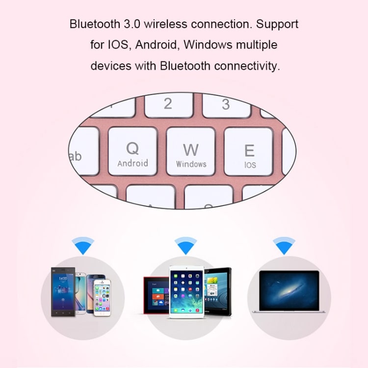 Fodral till  iPad Pro 9.7 ", iPad Air, iPad Air 2 - Löstagbart tagentbord LED