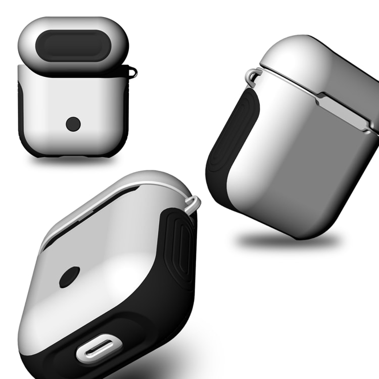 Silikonfodral/ -skydd för Apple Airpods - Vita