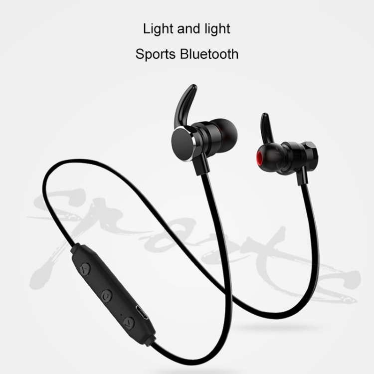 Bluetooth sporthörlurar BT 5.0 - Svart