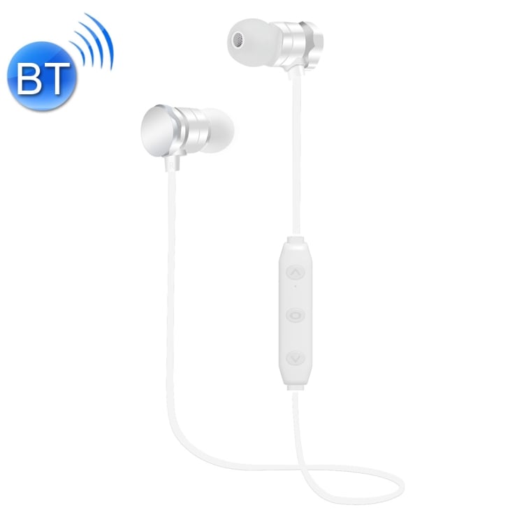 Bluetooth sporthörlurar BT 5.0 Vit