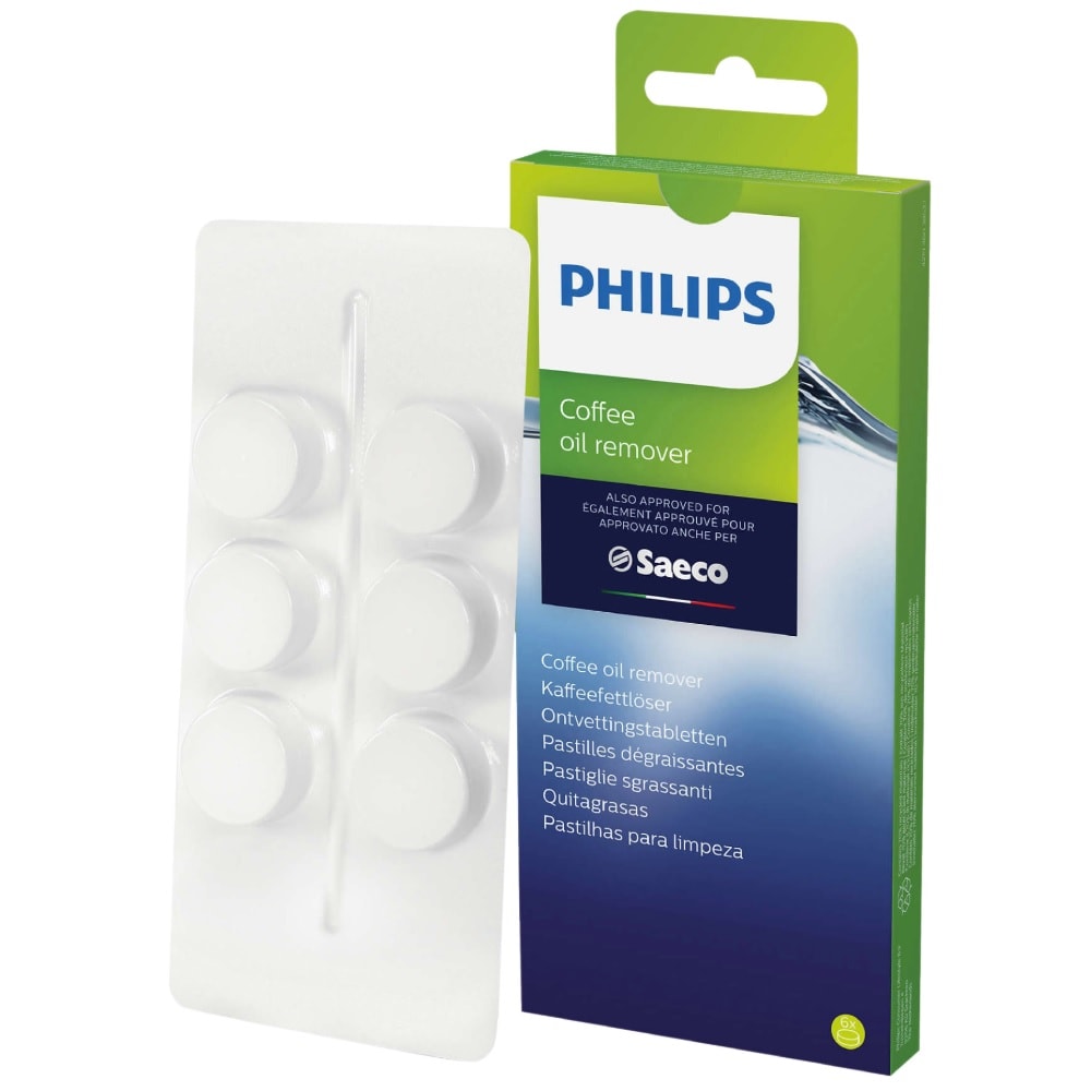 Philips Rengöringstabletter CA6704/10 som avlägsnar kaffeolja - 6-pack