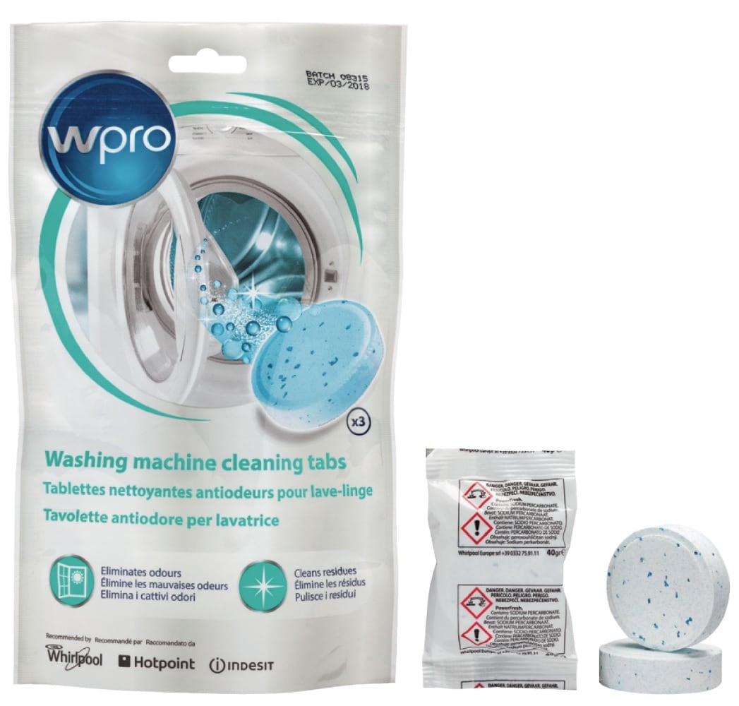 Whirlpool rengöringstabletter till tvättmaskin