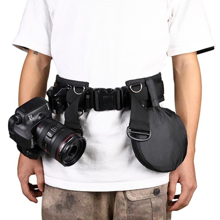 Multifunktionell midjebälte för DSLR Kamera & tillbehör