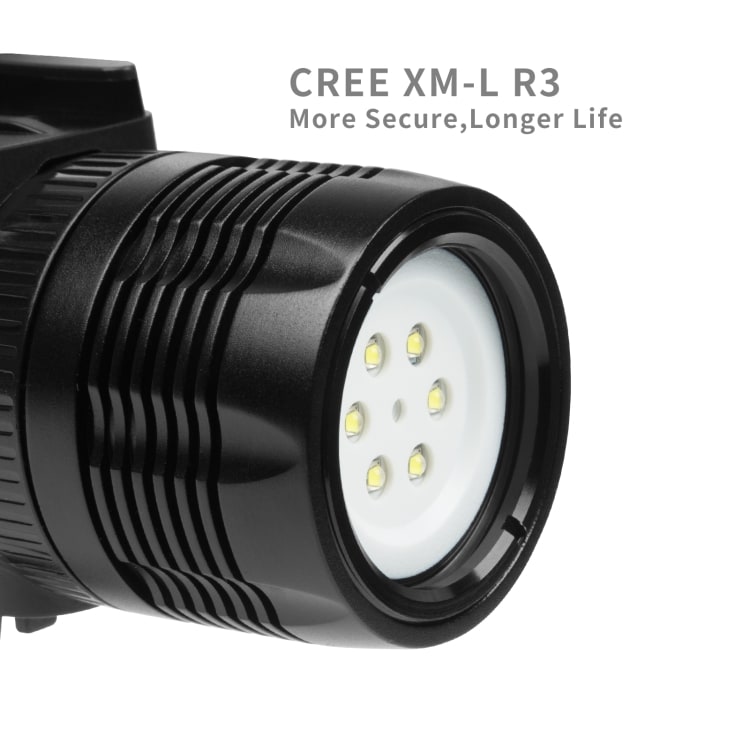 Undervattenslampa LED GoPro HERO7 /6 /5 1500 Lumens 60m