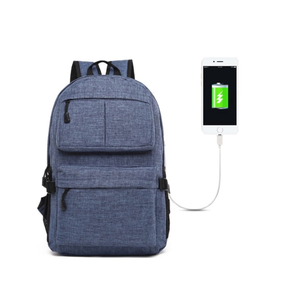 Multifunktionell ryggsäck för kamera med tillbehör med USB uttag för laddning