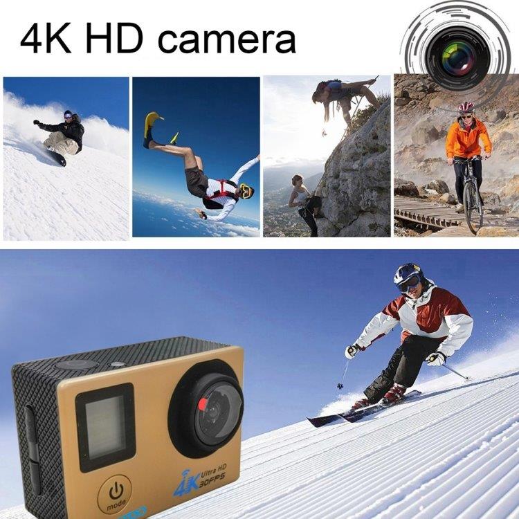 4K WiFi  Sport Kamera med Vattentätt fodral