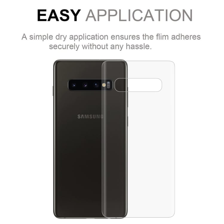Skärmskydd bak Samsung Galaxy S10 Plus