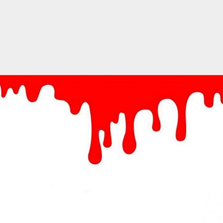 Bildekal / dekor Rinnande blod stickers - 10Pack