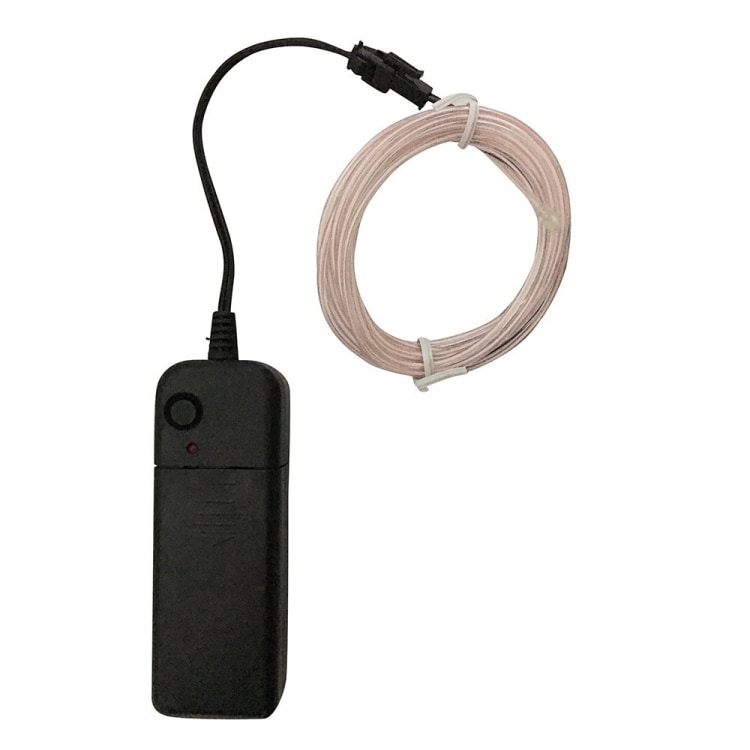 Batteridriven Led Glowstrip Neon slinga 3 Meter - Orange
