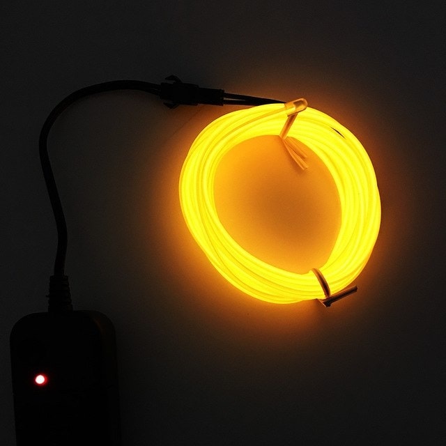 Batteridriven Led Glowstrip Neon slinga