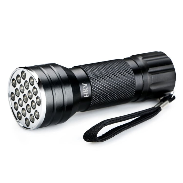 UV 21 LED 395NM Ultra Violet Taskulamppu - Tunnistaa Koiran virtsan