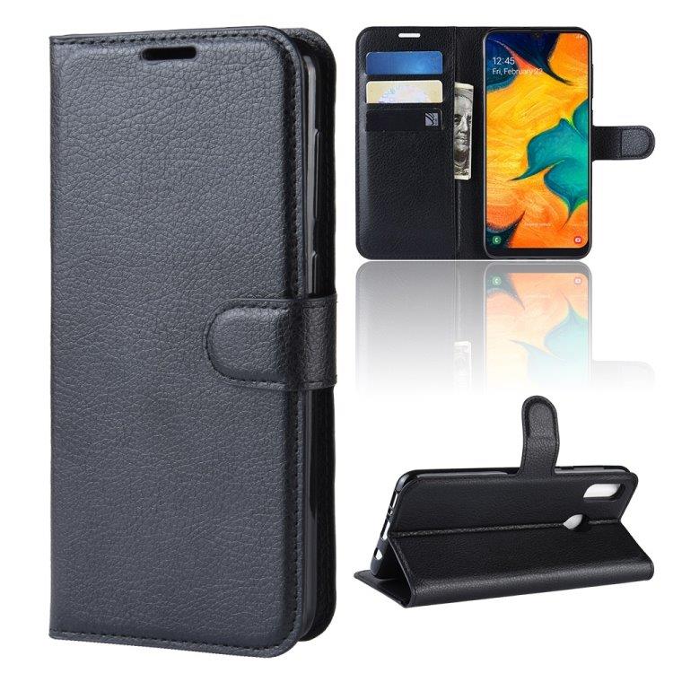 Plånboksfodral Samsung Galaxy A30 - Ställ & Kortuttag