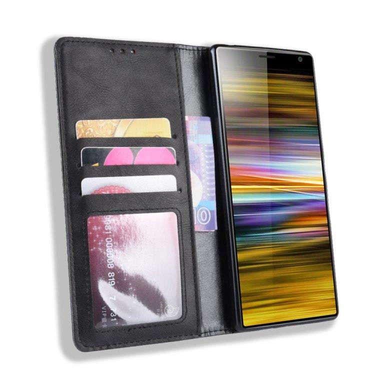 Plånboksfodral till Sony Xperia 10 med magnetskal