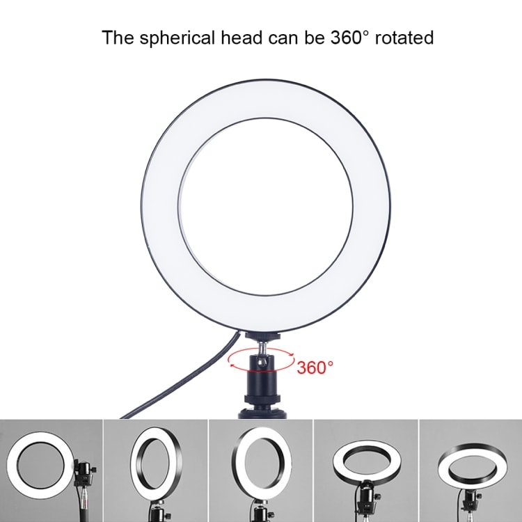 Selfie-lampa Usb LED Ring belysning