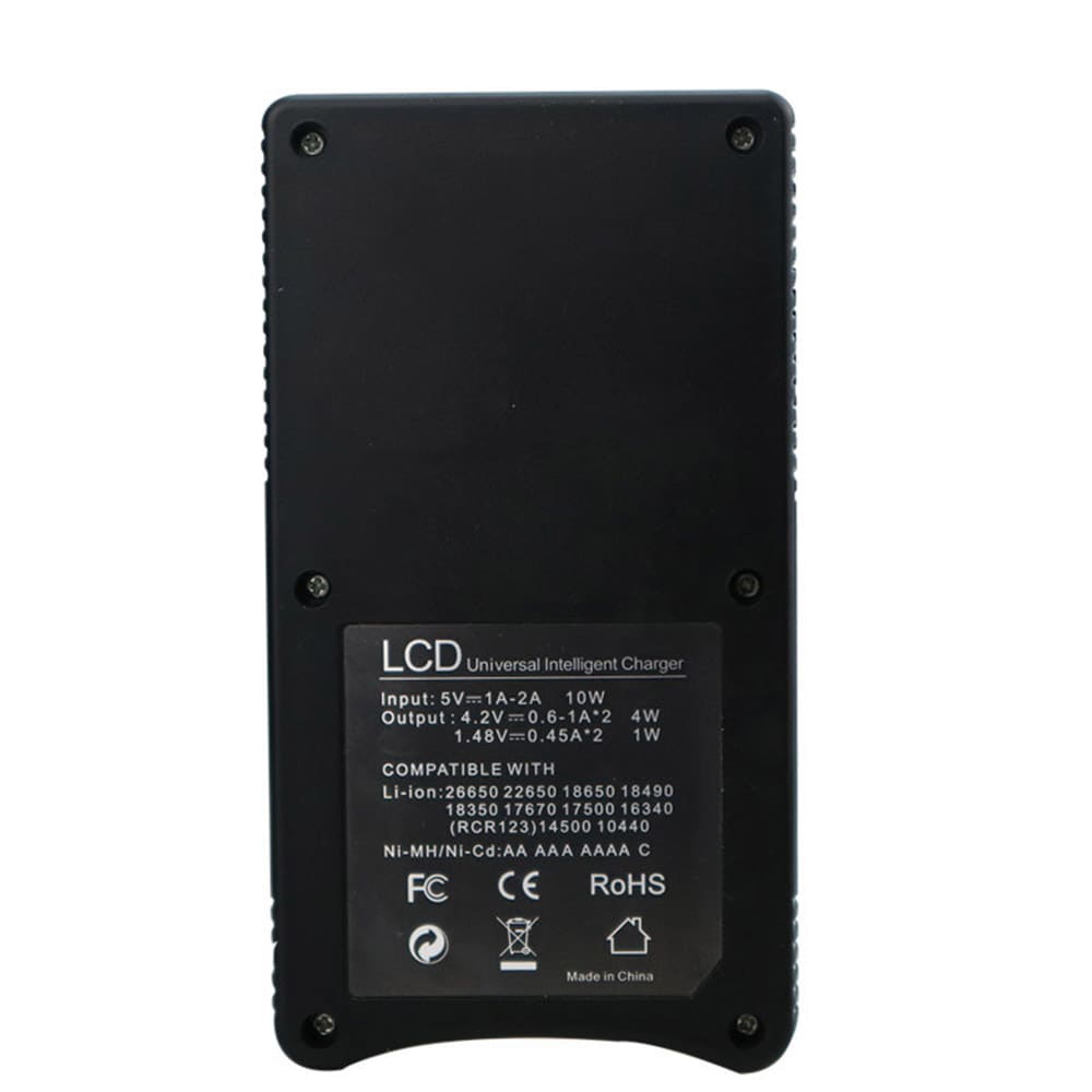 Batteriladdare SW-3 med LCD - för 2st 18650