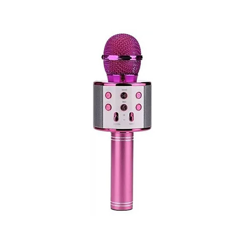 Karaokemikrofon Bluetooth Rosa