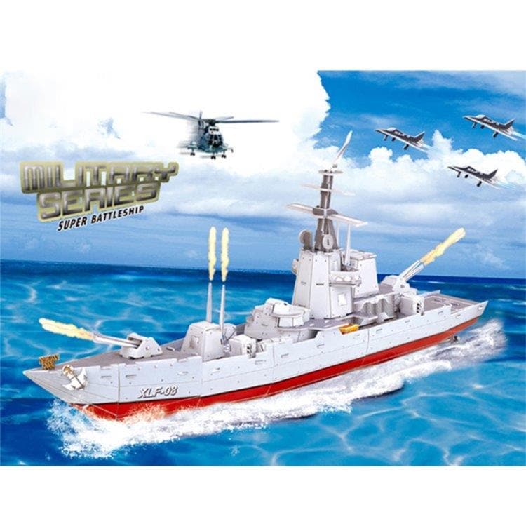 120 delars 3D-pussel motiv krigsskepp