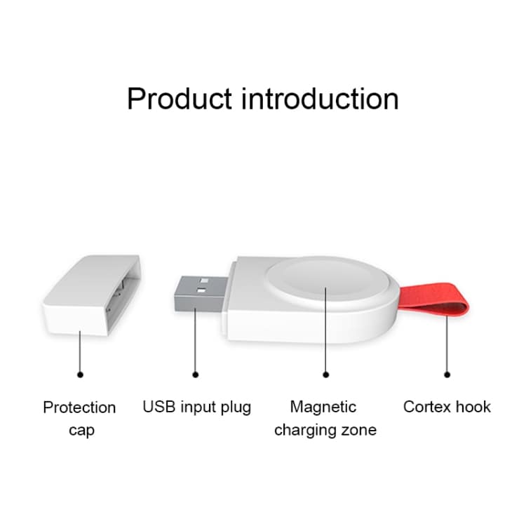 USB QI Laddare Apple Watch 4 & 3 & 2 & 1