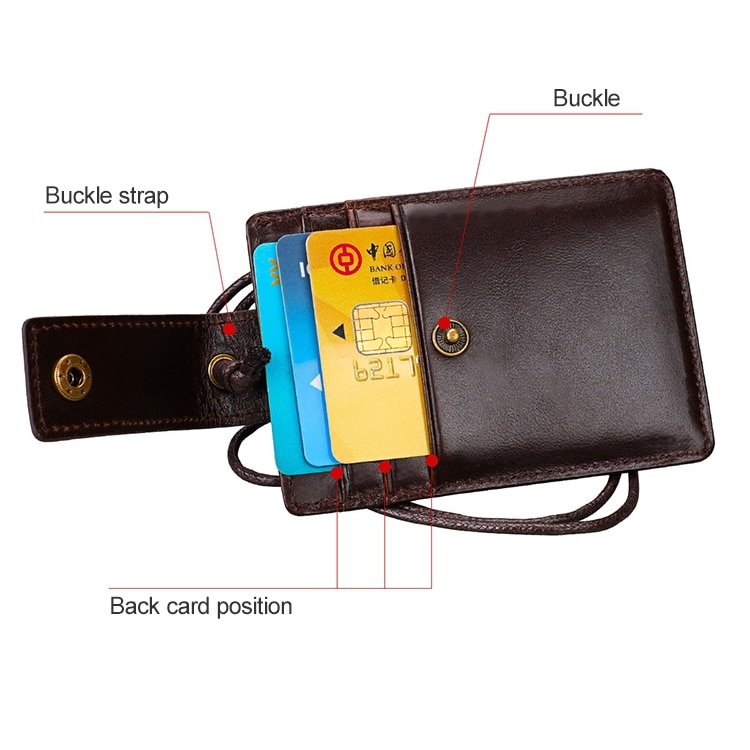 RFID korthållare med nackrem och ID-bricka