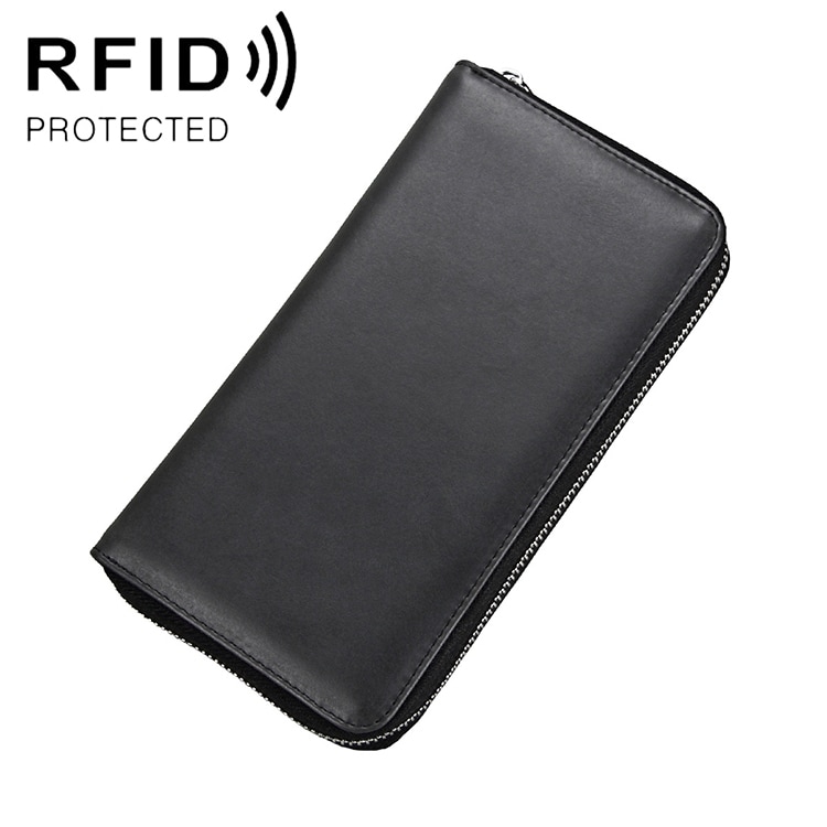 RFID Lång stor Plånbok för Tjejer